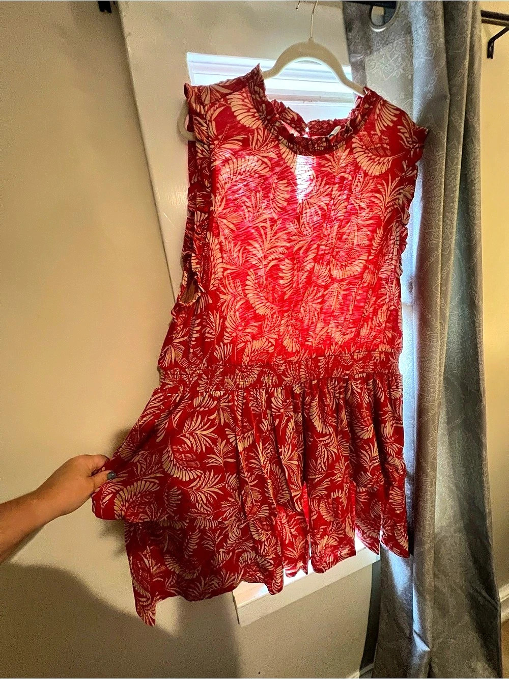 Bella + Isle by Torrid Floral Mini Dress Red & White